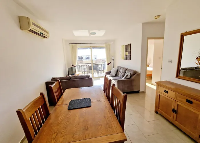 Lejlighed Floor 2 Bedroom E101, 3 Pools, Sea View, Free Wifi Pegeia